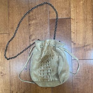 Brown Snakeskin Bag